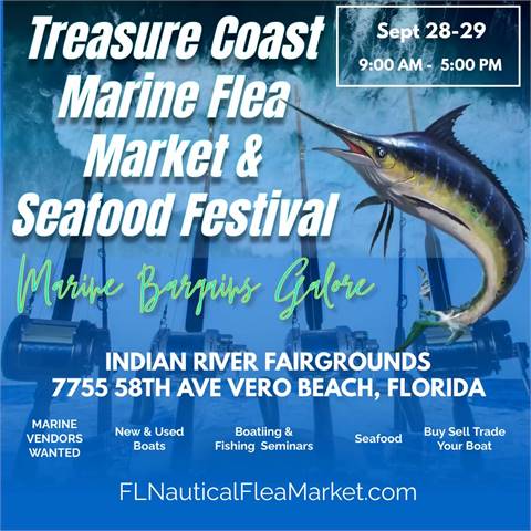 Treasure Coast Marine Flea Market and Boat Sale September 28-29, 2024