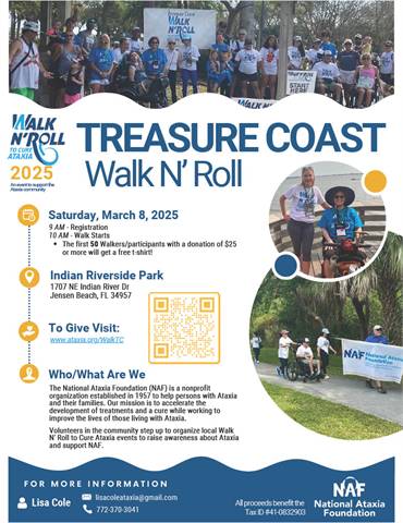 Treasure Coast - South Florida Walk n' Roll To Cure Ataxia