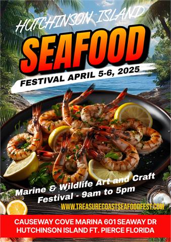 Treasure Coast Seafood Festival & Marine & Wildlife Art Fest – Hutchinson Island 