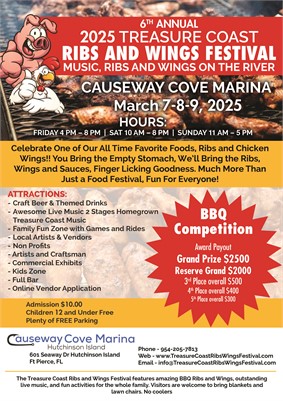 Treasure Coast Ribs Wings & Music Festival