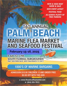 16th Annual Palm Beach Marine Flea Market & Seafood Festival