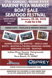 Vendor Space Available: 17th Annual Indian River Marine Flea Market Boat Sale & Seafood Festival